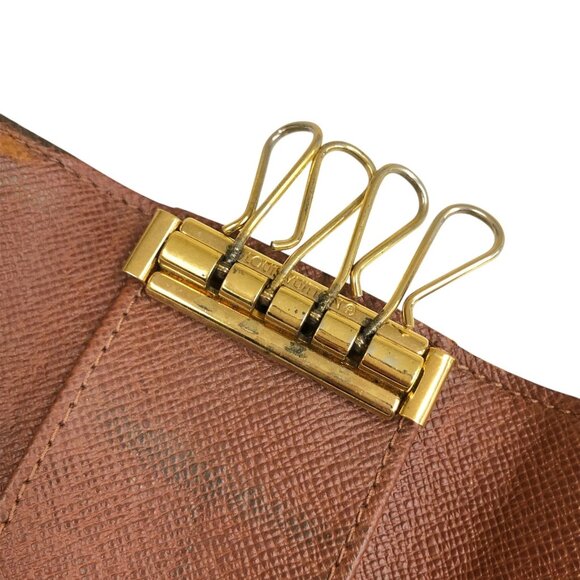 Authentic Louis Auth LoVuitton Multicles 4 Key Case Monogram jp60-120225 - Picture 9 of 16